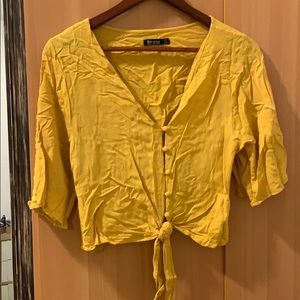 Yellow blouse